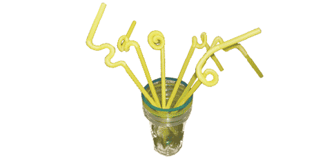 Art Flexible Straws